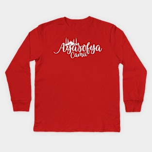 Ayasofya (Hagia Sophia) Kids Long Sleeve T-Shirt